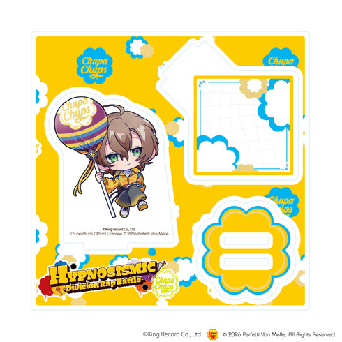 『ヒプノシスマイク-Division Rap Battle-×チュッパチャプス』アクリルスタンドプレート08/夢野 幻太郎(ミニキャライラスト)