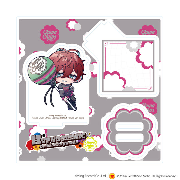 『ヒプノシスマイク-Division Rap Battle-×チュッパチャプス』アクリルスタンドプレート12/観音坂 独歩(ミニキャライラスト)