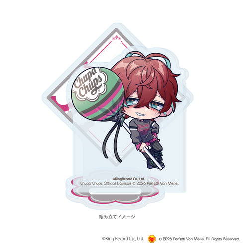 『ヒプノシスマイク-Division Rap Battle-×チュッパチャプス』アクリルスタンドプレート12/観音坂 独歩(ミニキャライラスト)