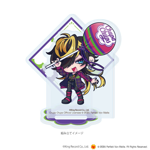 『ヒプノシスマイク-Division Rap Battle-×チュッパチャプス』アクリルスタンドプレート17/四十物 十四(ミニキャライラスト)
