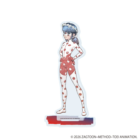 『ミラキュラス レディバグ&シャノワール』アクリルスタンド04/レディバグ(ウェディング)(グラフアートスケッチイラスト)
