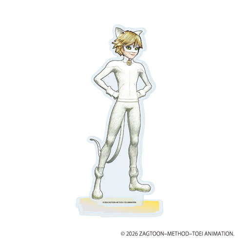 『ミラキュラス レディバグ&シャノワール』アクリルスタンド05/シャノワール(ウェディング)(グラフアートスケッチイラスト)