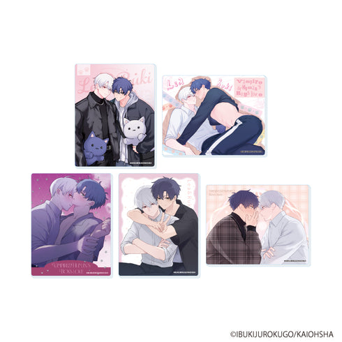 "Vampire x Human BL" Acrylic Card 01 / Complete Set (5 Varieties Total) (Official & Original Illustrations)