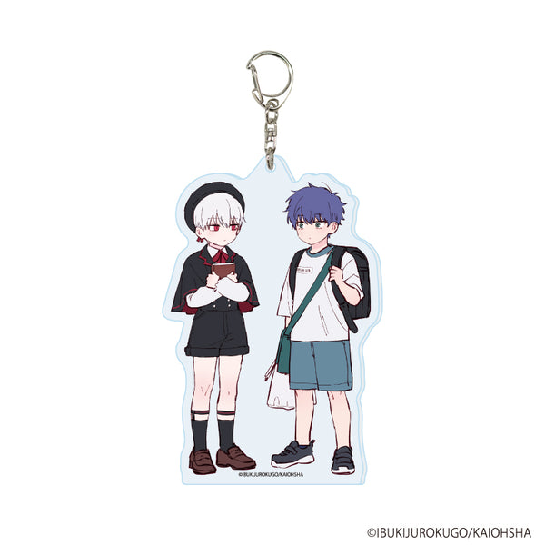 『吸血鬼と人間のBL』デカアクリルキーホルダー02/レア・スネークアイ&獅子神流貴(公式イラスト)