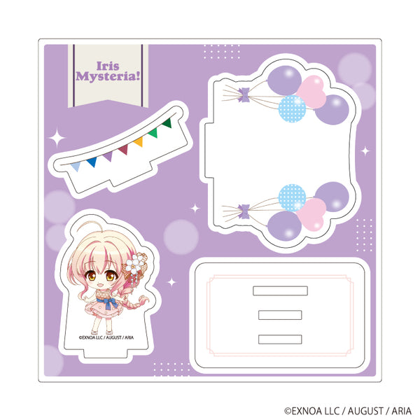 "Ailris Mistiria! ~The Sacrament of Dreams Woven by a Girl~" Acrylic Stand Plate 01 / Koto Party Dress Ver. (Mini Character Illustration)