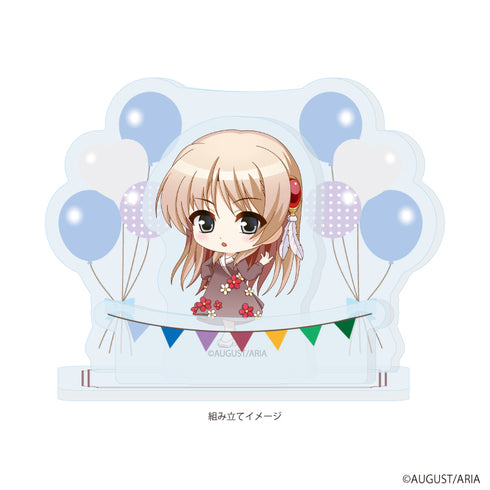 『穢翼のユースティア』アクリルスタンドプレート05/フィオネ・シルヴァリア パーティードレスver.(ミニキャライラスト)