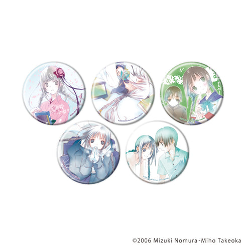 《「文學少女」系列》徽章01/全套組(共5種)(官方&全新繪製插圖)