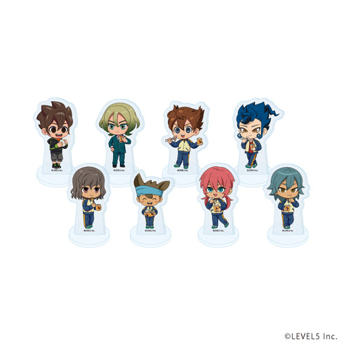 『イナズマイレブン 英雄たちのヴィクトリーロード』アクリルぷちスタンド04/食べ歩きver. コンプリートセット(全8種)(ミニキャライラスト)