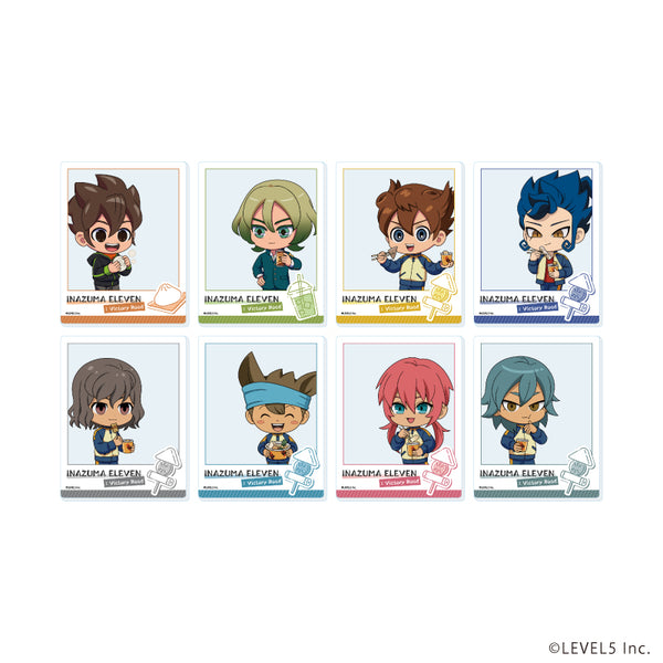 『イナズマイレブン 英雄たちのヴィクトリーロード』アクリルカード04/食べ歩きver. コンプリートセット(全8種)(ミニキャライラスト)