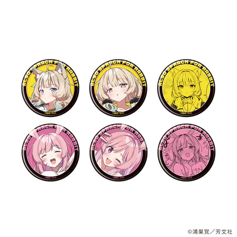 『うさぎはかく語りき』缶バッジ01/コンプリートセット(全6種)(公式イラスト)