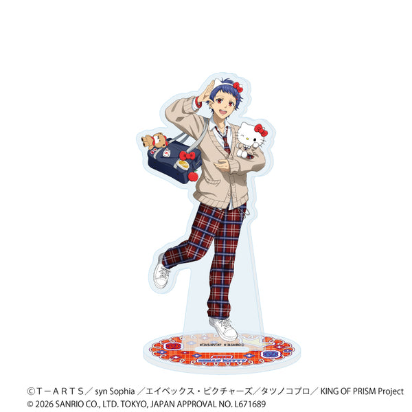 『KING OF PRISM 10th ANNIVERSARY×サンリオキャラクターズ』アクリルスタンド11/一条シン×ハローキティ