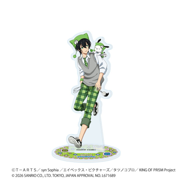 『KING OF PRISM 10th ANNIVERSARY×サンリオキャラクターズ』アクリルスタンド13/香賀美タイガ×ポチャッコ
