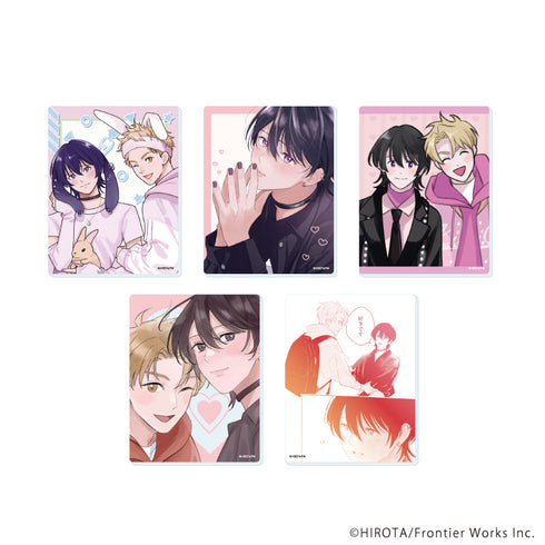 『リラクトコミックス10周年記念フェア』アクリルカード05/きみの好きな人は...俺!? コンプリートセット(全5種)(既存&描き下ろしイラスト)