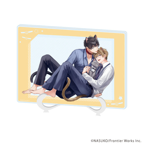 『リラクトコミックス10周年記念フェア』アクリルアートボード(A5サイズ)04/昨日のキスは忘れてくれ(描き下ろしイラスト)