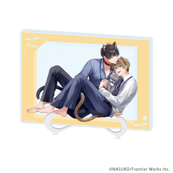『リラクトコミックス10周年記念フェア』アクリルアートボード(A5サイズ)04/昨日のキスは忘れてくれ(描き下ろしイラスト)