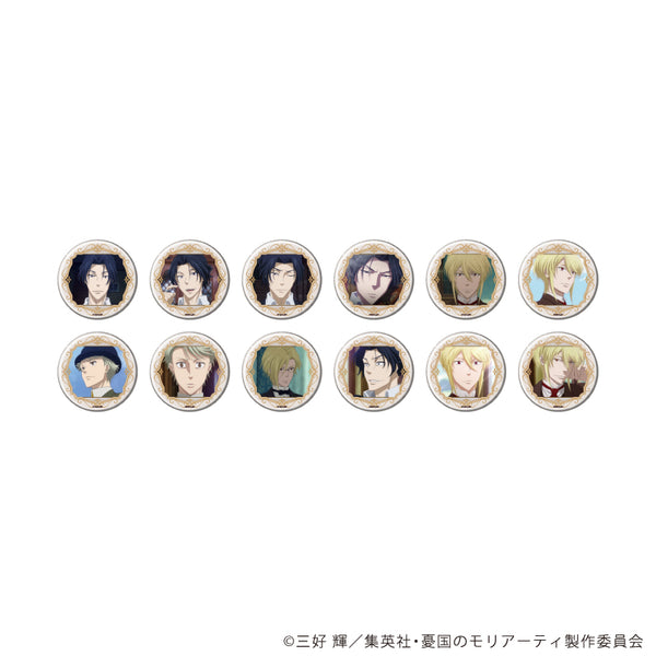 『憂国のモリアーティ』缶バッジ24/コンプリートセット(全12種)(場面写イラスト)
