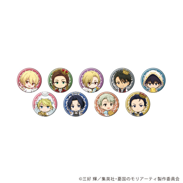 『憂国のモリアーティ』缶バッジ25/タロットver. コンプリートセット(全9種)(ミニキャライラスト)