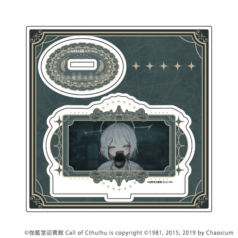 『天使の魔眼は死を殺す』アクリルスタンドプレート01/魔眼の天使(公式イラスト)