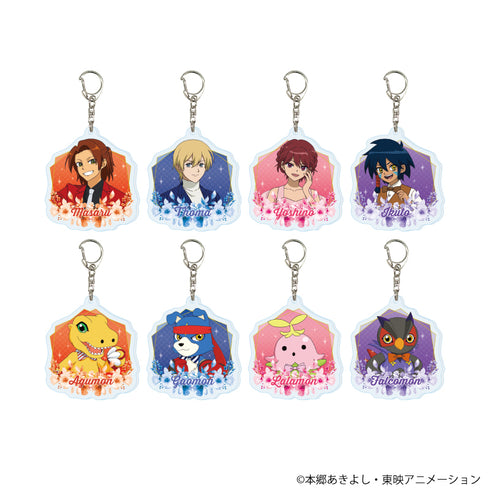 『デジモンセイバーズ』アクリルキーホルダー01/コンプリートセット(全8種)(描き下ろしイラスト)