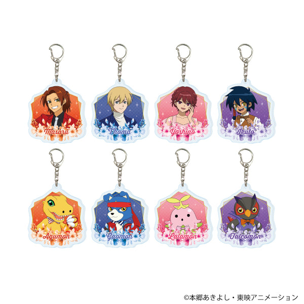 『デジモンセイバーズ』アクリルキーホルダー01/コンプリートセット(全8種)(描き下ろしイラスト)