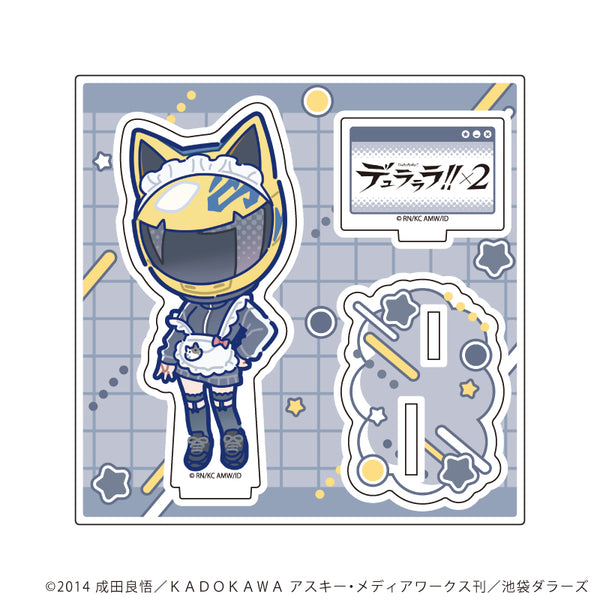 "Durarara!!×2" Acrylic Stand Plate 07 / Celty Sturluson - Jersey Maid Ver. (POP Art Illustration)