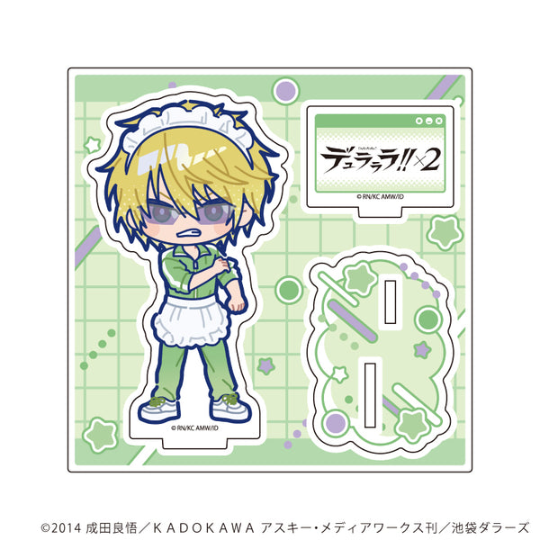 "Durarara!!×2" Acrylic Stand Plate 12 / Shizuo Heiwajima - Jersey Maid Ver. (POP Art Illustration)