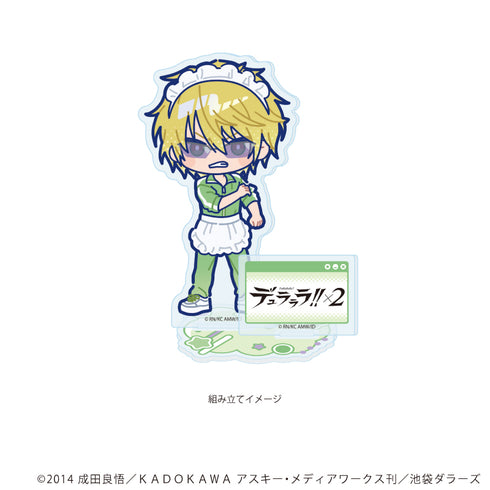 "Durarara!!×2" Acrylic Stand Plate 12 / Shizuo Heiwajima - Jersey Maid Ver. (POP Art Illustration)