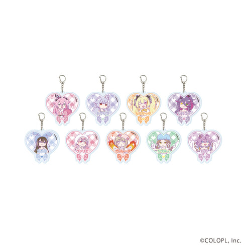 『白猫プロジェクト』アクリルキーホルダー10/ゆめカワイイver. コンプリートセット(全9種)(グラフアートイラスト)