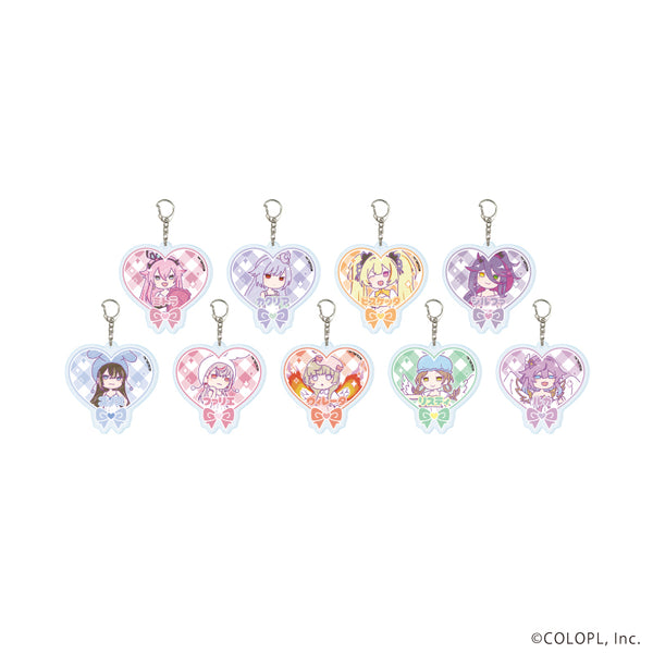『白猫プロジェクト』アクリルキーホルダー10/ゆめカワイイver. コンプリートセット(全9種)(グラフアートイラスト)