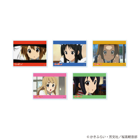 『けいおん!』アクリルカード01/コンプリートセット(全5種)(場面写イラスト)
