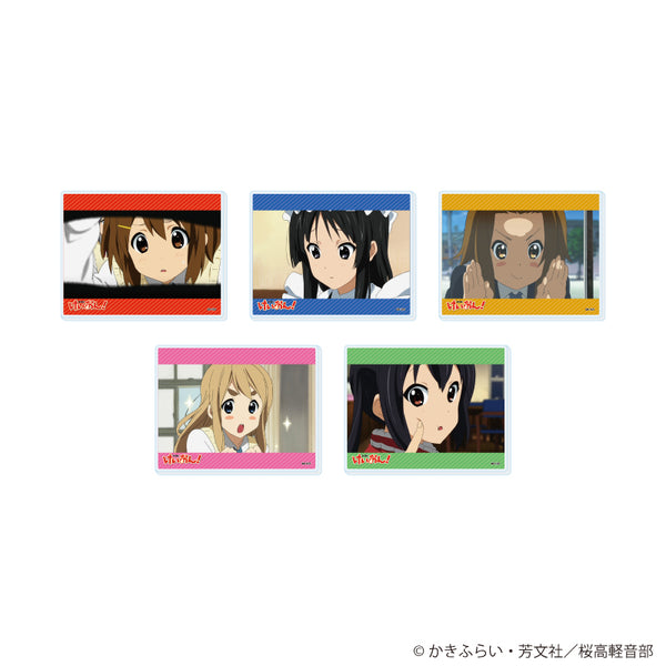 『けいおん!』アクリルカード01/コンプリートセット(全5種)(場面写イラスト)