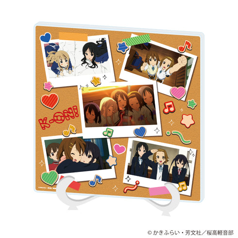『けいおん!』アクリルアートボード01/集合デザイン(場面写イラスト)