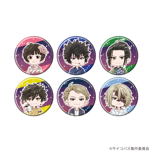 『PSYCHO-PASS サイコパス PROVIDENCE』缶バッジ02/浴衣ver. コンプリートセット(全6種)(グラフアートイラスト)