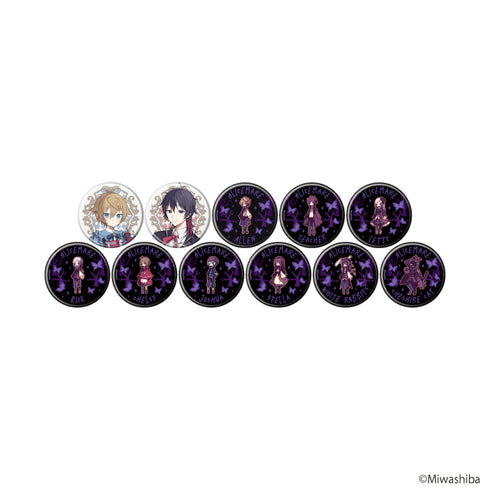 『Alicemare』缶バッジ01/パーティードレスver. コンプリートセット(全11種)(公式&描き下ろしイラスト)