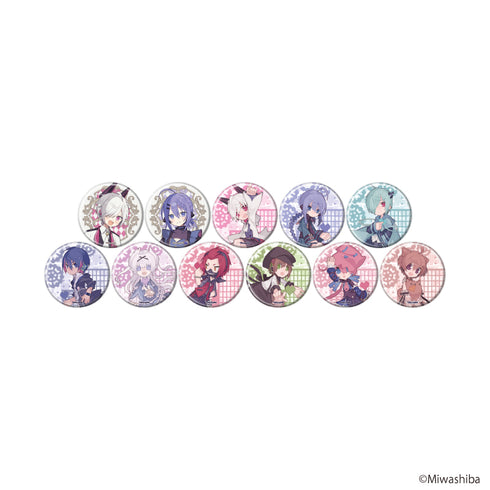 『1bitHeart』缶バッジ01/パーティードレスver. コンプリートセット(全11種)(公式&描き下ろしイラスト)