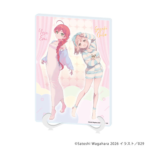 『原作はたらく魔王さま!』アクリルアートボード(A5サイズ)01/遊佐恵美&佐々木千穂(描き下ろしイラスト)