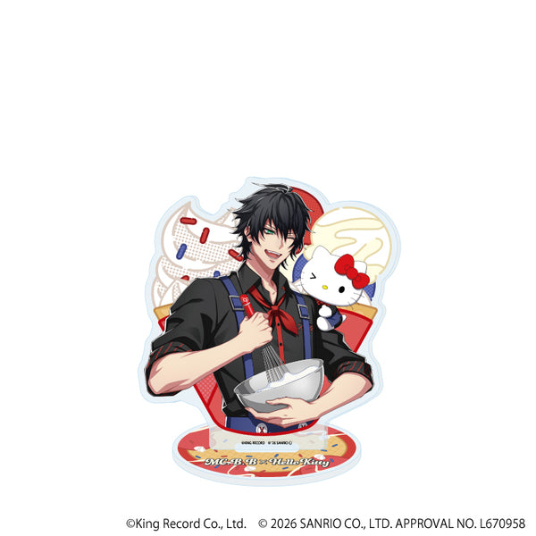 『ヒプノシスマイク SANRIO NAKAYOKU EDIT』アクリルスタンド19/山田 一郎×ハローキティ(コラボイラスト)