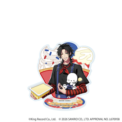 『ヒプノシスマイク SANRIO NAKAYOKU EDIT』アクリルスタンド20/山田 二郎×ポチャッコ(コラボイラスト)
