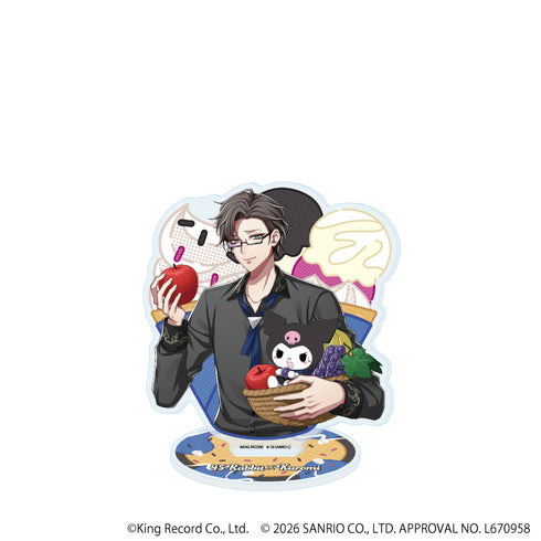 『ヒプノシスマイク SANRIO NAKAYOKU EDIT』アクリルスタンド23/入間 銃兎×クロミ(コラボイラスト)