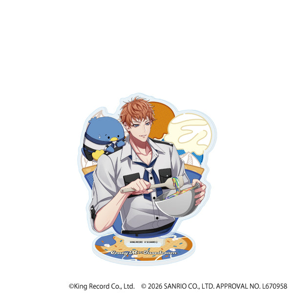 『ヒプノシスマイク SANRIO NAKAYOKU EDIT』アクリルスタンド24/毒島 メイソン 理鶯×タキシードサム(コラボイラスト)