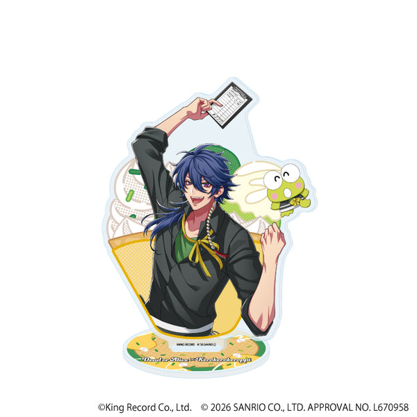 『ヒプノシスマイク SANRIO NAKAYOKU EDIT』アクリルスタンド27/有栖川 帝統×けろけろけろっぴ(コラボイラスト)