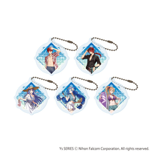 『イースシリーズ』アクリルキーホルダー01/ピクニックver. コンプリートセット(全5種)(描き起こしイラスト)