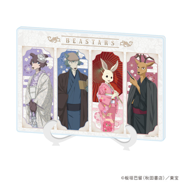『BEASTARS FINAL SEASON』アクリルアートボード(A5サイズ)03/着物ver. コマ割りデザイン(描き下ろしビジュアル)