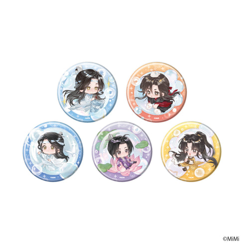 『大河幻想ラジオドラマ魔道祖師』缶バッジ」07/シャボン玉ver. コンプリートセット(全5種)(描き下ろしイラスト)