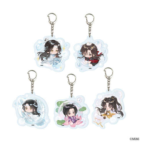 『大河幻想ラジオドラマ魔道祖師』アクリルキーホルダー」03/シャボン玉ver. コンプリートセット(全5種)(描き下ろしイラスト)
