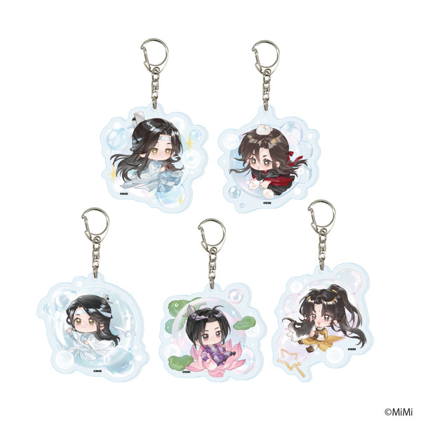 『大河幻想ラジオドラマ魔道祖師』アクリルキーホルダー」03/シャボン玉ver. コンプリートセット(全5種)(描き下ろしイラスト)