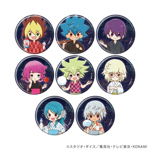 『遊☆戯☆王SEVENS』缶バッジ09/夏祭りver. コンプリートセット(全8種)(グラフアートイラスト)