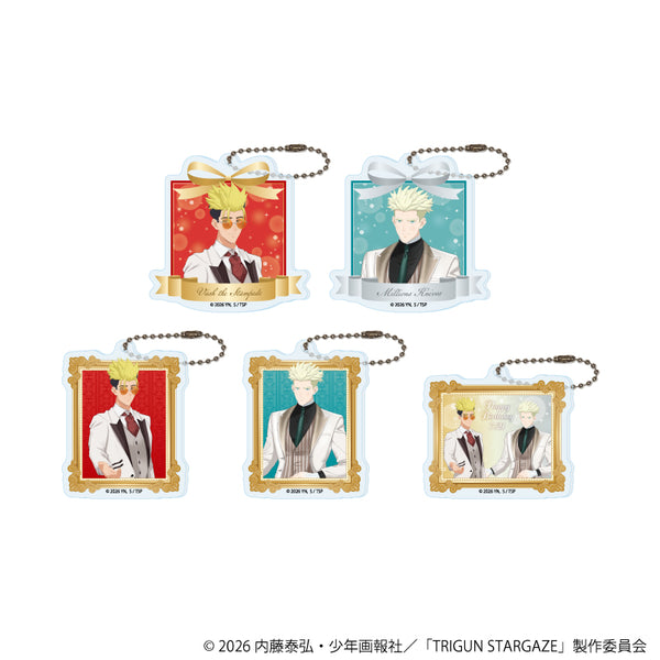 "TRIGUN STARGAZE" Acrylic Keychain 03 / Complete Set (5 Varieties Total) (Newly Illustrated)