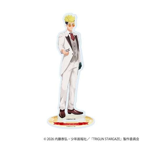 《TRIGUN STARGAZE》亚克力立牌03/瓦什·斯坦皮德 燕尾服版(全新绘制)