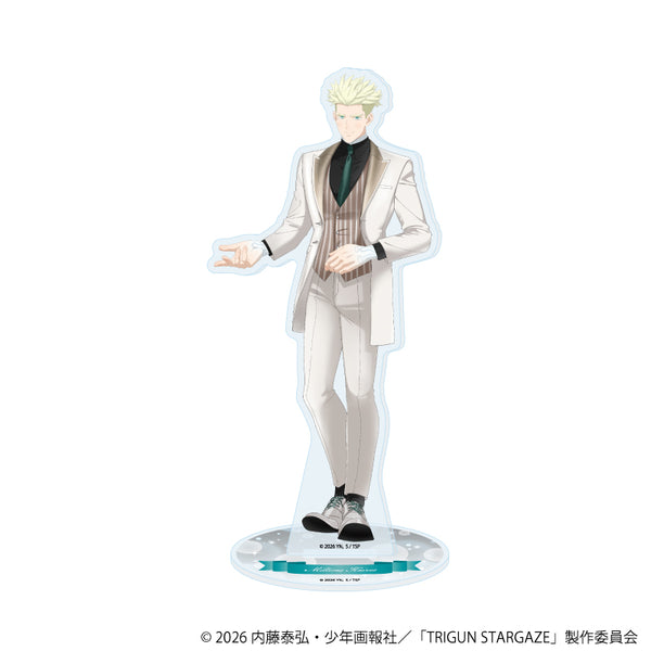 "TRIGUN STARGAZE" Acrylic Stand 04 / Millions Knives Tuxedo Ver. (Newly Illustrated)